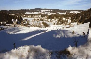 Hinterzarten: Blick auf Hinterzarten vom Kesslerhang