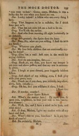 The mock doctor : or the dumb lady cur'd ; Farce in two acts