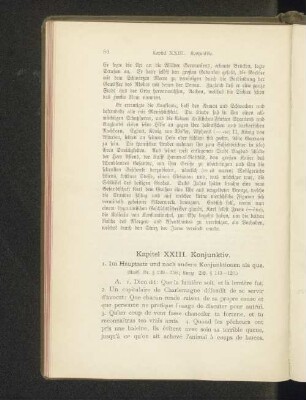 Kapitel XXIII. Konjunktiv.