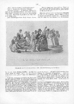 Lithographie von Adolf Schroedter, 1829