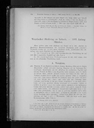 Wendischer Städtetag zu Lübeck. - 1493 Anfang Oktober.