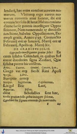 De Gradibus Solis