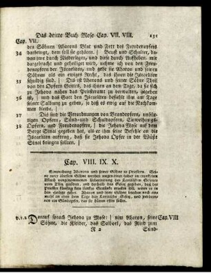 Cap. VIII. IX. X.