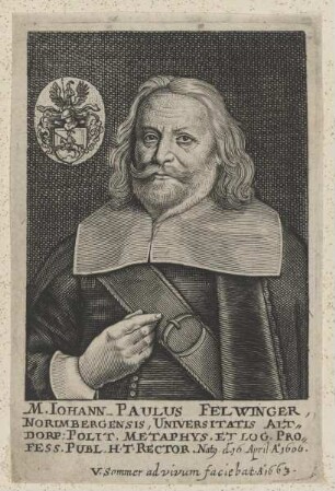 Bildnis des Iohann Paul Felwinger