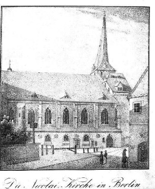 Die Nicolai-Kirche in Berlin