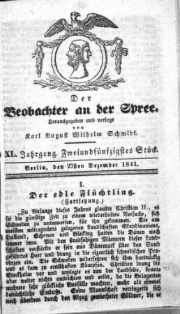 52. Stueck, 27. Dezember 1841