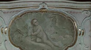 Putto mit Buch und die Stimme Gottes (?)