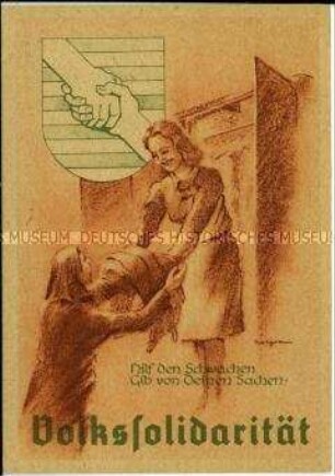 Postkarte der Volkssolidarität