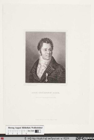 Bildnis Adam Gottlieb Oehlenschlaeger