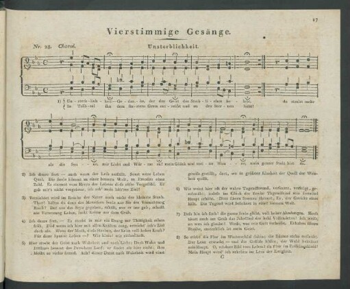 Vierstimmige Gesänge