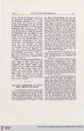 1: Aus der Sammlung Dr. Gotthelf Meyer in Wien