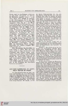 1: Aus der Sammlung Dr. Gotthelf Meyer in Wien