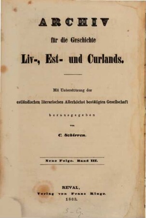 Quellen zur Geschichte des Untergangs livländischer Selbständigkeit : Aus dem schwedischen Reichsarchive zu Stockholm hrsg., 3