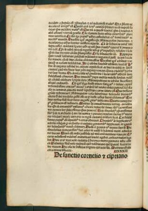 CXXXII. De sanctis cornelio et cipriano - CXXXVI. De sancto mauricio