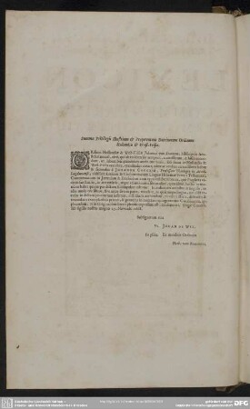 Summa Privilegii Illustrium & Praepotentum Dominorum Ordinum Hollandiae & West-Frisiae