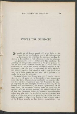 Voces del silencio