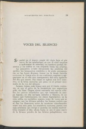 Voces del silencio