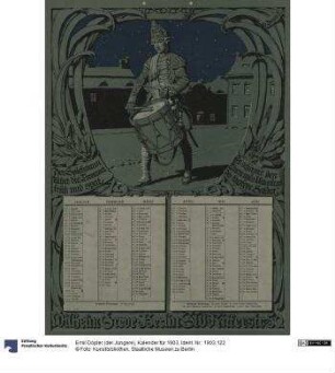 Kalender für 1903