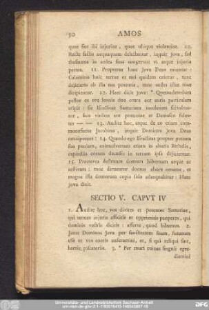 Sectio V. Caput IV