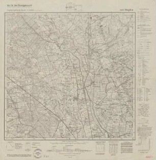 4205 Dingden, Topographische Karte 1:25000 (4cm - Karte)