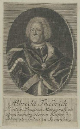Bildnis des Albrecht Friedrich zu Brandenburg