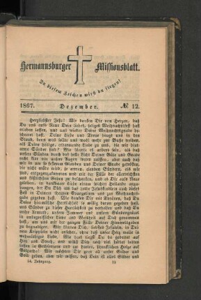 No. 12. Dezember. 1867.