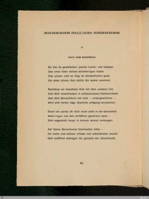 Erinnerung an Paul Verlaine II