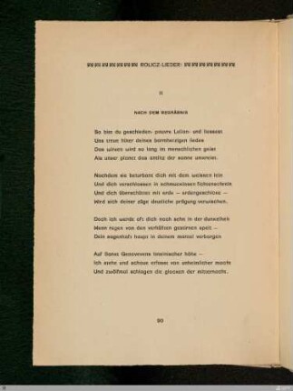 Erinnerung an Paul Verlaine II