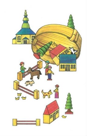 Buch-Illustrationen "Prinz Lieschens Berge"