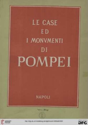 Band 3: Le case ed i monumenti di Pompei disegnati e descritti