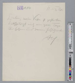 Brief an Richard Dehmel