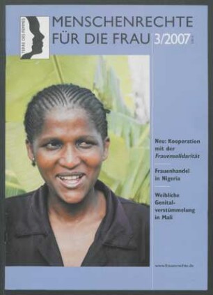 Menschenrechte für die Frau : Die Zeitschrift von TERRE DES FEMMES