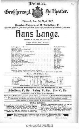 Hans Lange