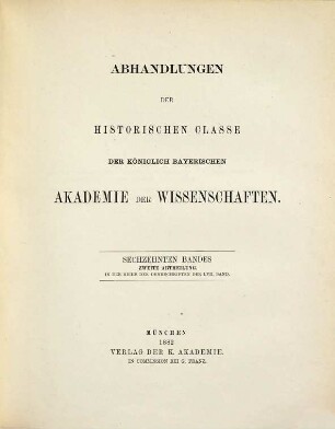 Aus dem handschriftlichen Nachlasse L. Westenrieders. 1, Denkwürdigkeiten und Tagebücher