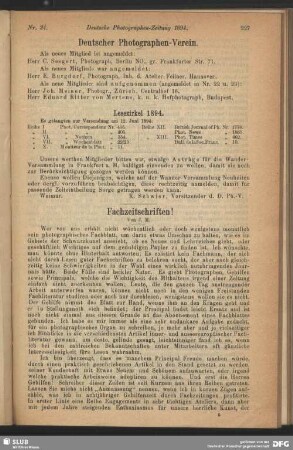 Fachzeitschriften!