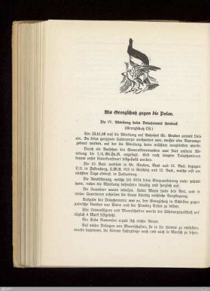 Als Grenzschutz gegen die Polen