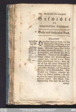 Sechs und funfzigstes Buch. Heraclius.