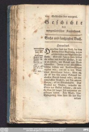 Sechs und funfzigstes Buch. Heraclius.