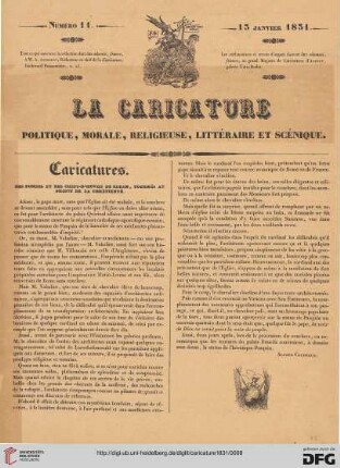 Numéro 11 (13 Janvier 1831)