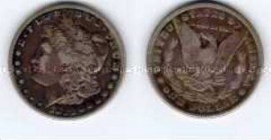 USA, Silbermünze 1 Dollar