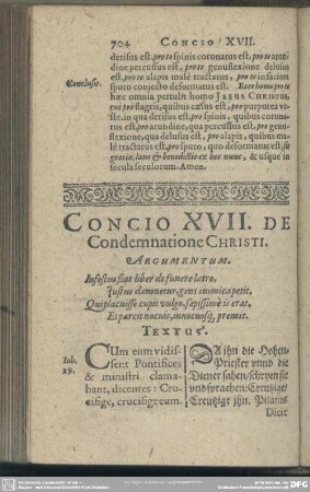 Concio XVII. De Condemnatione Christi