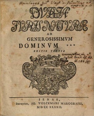 Dubia Iuris Naturae Ad Generosissimum Dominum