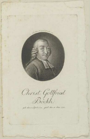 Bildnis des Christ. Gottfried Böckh