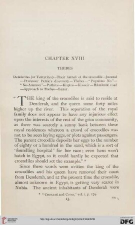 Chapter XVIII: Thebes
