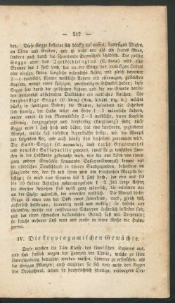 A. IV. Die kryptogamischen Gewaechse.