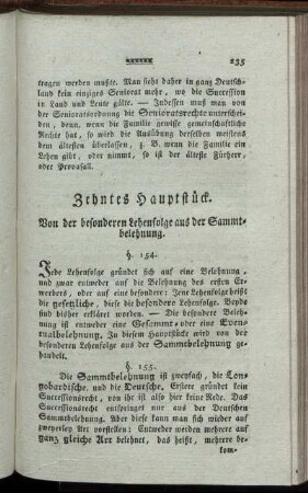 Zehntes Hauptstück. - Vierzehntes Hauptstück.
