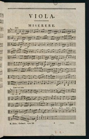 1-8, Viola. Miserere.