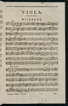 1-8, Viola. Miserere.