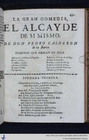El alcayde de si mismo.