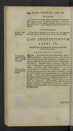 Caii institutionim libri II